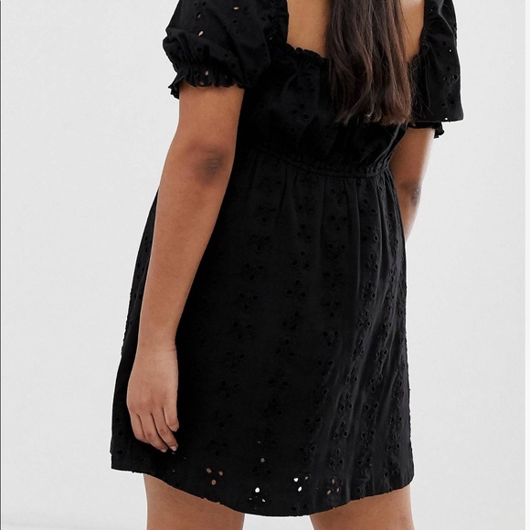 ASOS Curve Black Mini Dress - US 22 - Picture 2 of 5